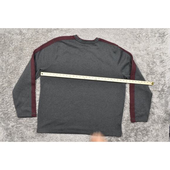 Eddie Bauer Gray Pullover Sweater 2XL Polyester Men Super Soft - Picture 4 of 8
